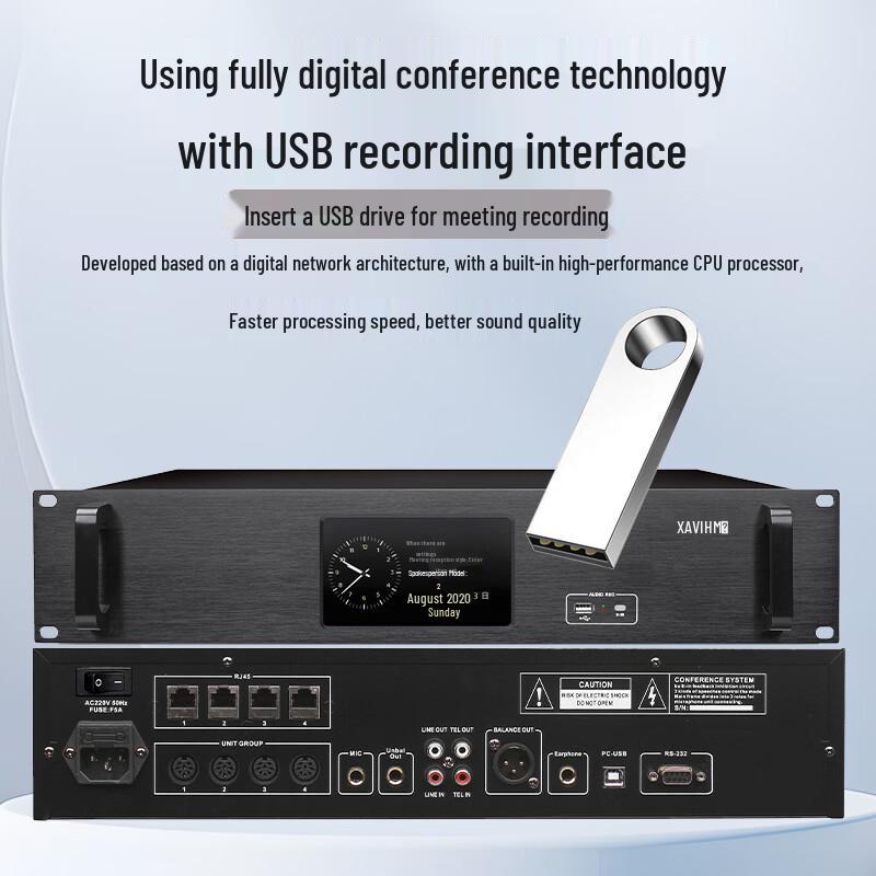 XEW-720 Professional Wired Conference Microphone System (CN Version)