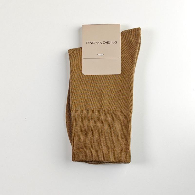 Chaussettes mi-mollet sans bord pour femmes, Anti-odeur et absorbantes, Lots de chaussettes post-partum, Chaussettes longues d'été unies