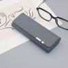 British Style Magnetic Leather Glasses Case: Handmade High-Grade Box for Myopia & Sunglasses