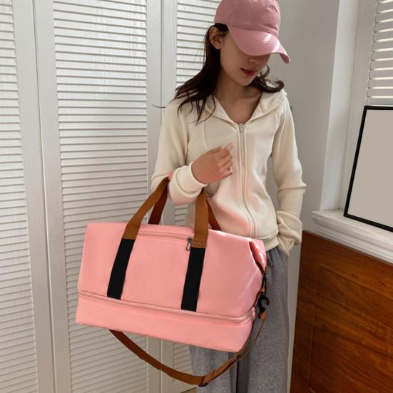 Gym Bag Large Capacity Yoga Bag with Independent Shoe Compartment Dry And Wet Separation Workout Bag for Travel Fitness Swimming