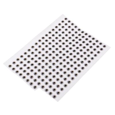 Holographic Fishing Lure Eyes Epoxy Coated 3D Eye Stickers DIY Lure Making Accessories for Fly Fishing Tying