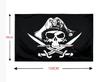 Latest Selling  90*150Cm Polyester Pirate Monkey D.Luffy Skull Flag  Straw Hat Pirates Trumpet Banner Flag For Kids