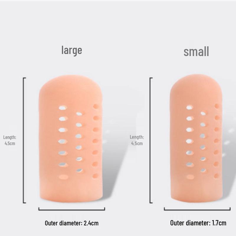 Silicone Finger & Toe Protection Sleeve - Pain & Friction Relief for Sports.