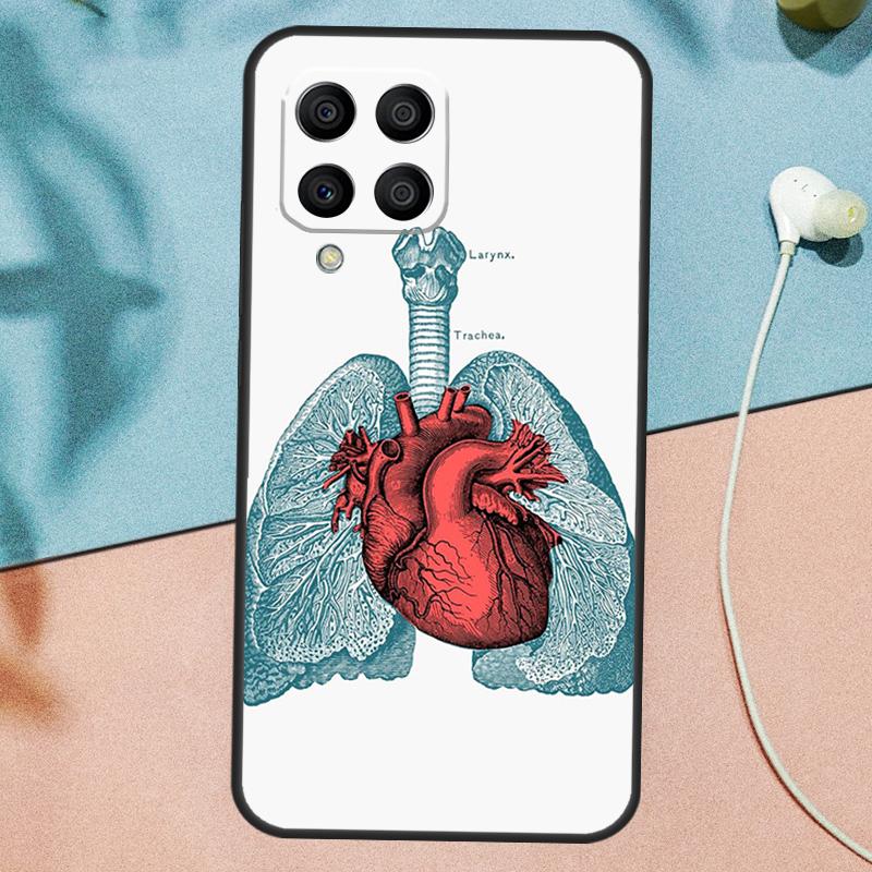 

Medical Human Organs Meridian Art Case For Samsung Galaxy M15 M35 M55 M56 M36 M16 M31 M21 M13 M33 M53 M12 M32 M52 M14 M34 M54 Samsung M52 5G