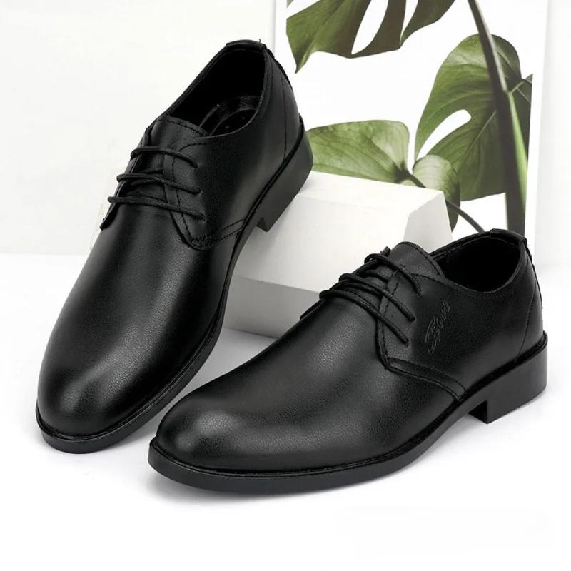 Fashion Business Leather Casual Social Shoe Male Official Suit Footwear New Office Clothing High Quality Fashion 39 Men's Formal Shoes