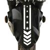 Motorcycle Reflective Stickers Star Arrow Stripes Car Motorbike Scooter Fender Decals Waterproof Safety Driving Warning Decor