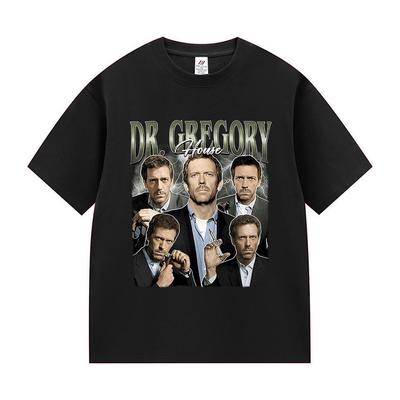 Dr Gregory House Md Vintage Graphic T Shirt Unisexs Gothic Fashion Short Sleeve Tshirts Unisex Casual 100 Cotton Tshirt Streetwear