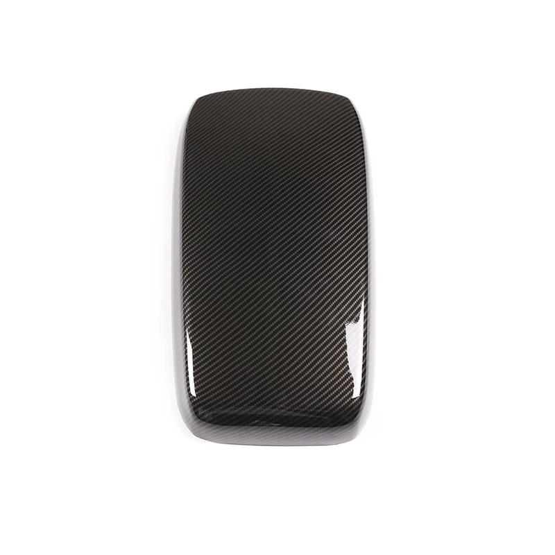 Carbon Fiber Style Car Center Armlehne Box Schutzabdeckung Trim Fit für Alfa Romeo Giulia Autoinnenausstattung