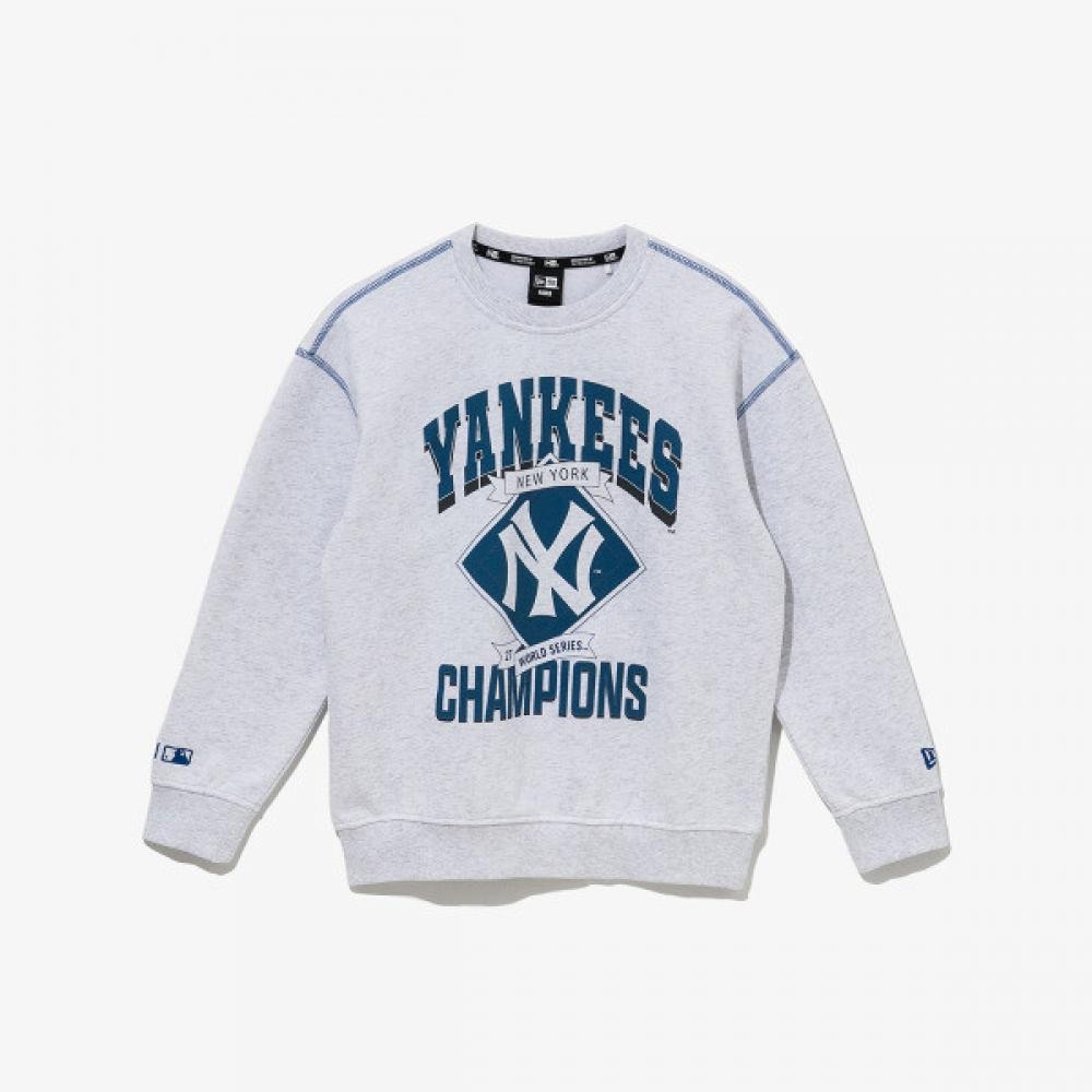 New Era Mlb Champion Sweatshirt Heather Gray 14443572 Grey/120