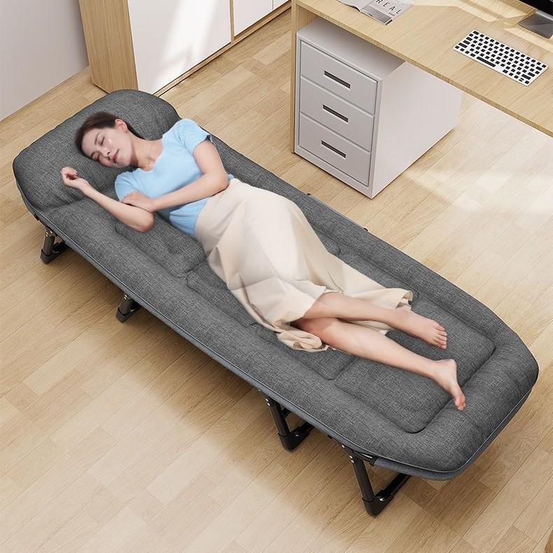 Portable Folding Recliner: Single-Person Office Nap or Army Bed