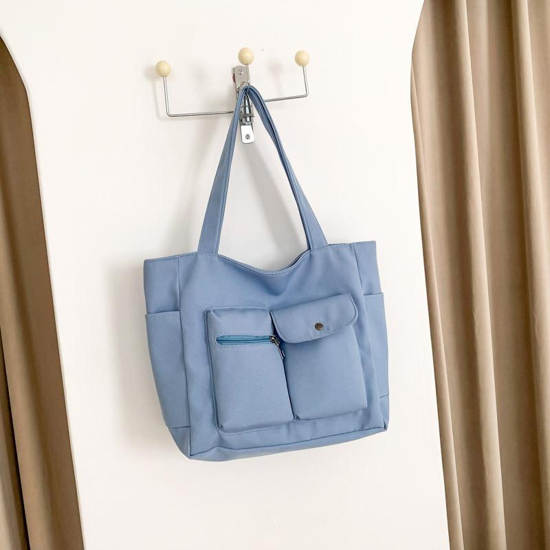 Stylish Large Capacity Nylon Tote Bag For Women Ideal For Work Commute And School