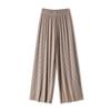 Women's Summer Ice Silk Thin Cold New Drape Casual Versatile Loose Pleated Knitted Mopping