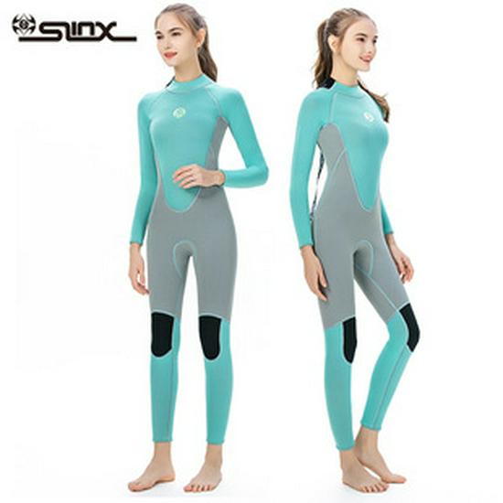 SLINX Women's 3mm Full Body Diving Suit with Sun and Cold Protection