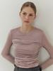 HUNCH Shirring Drape Tee (3 Colors)