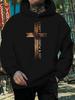 Christian Cross I Can'T But I Know Ed Crew Street Style Sweatshirt for Outings 250G Heavyweight Pullover with Pocket Adjustable Dr