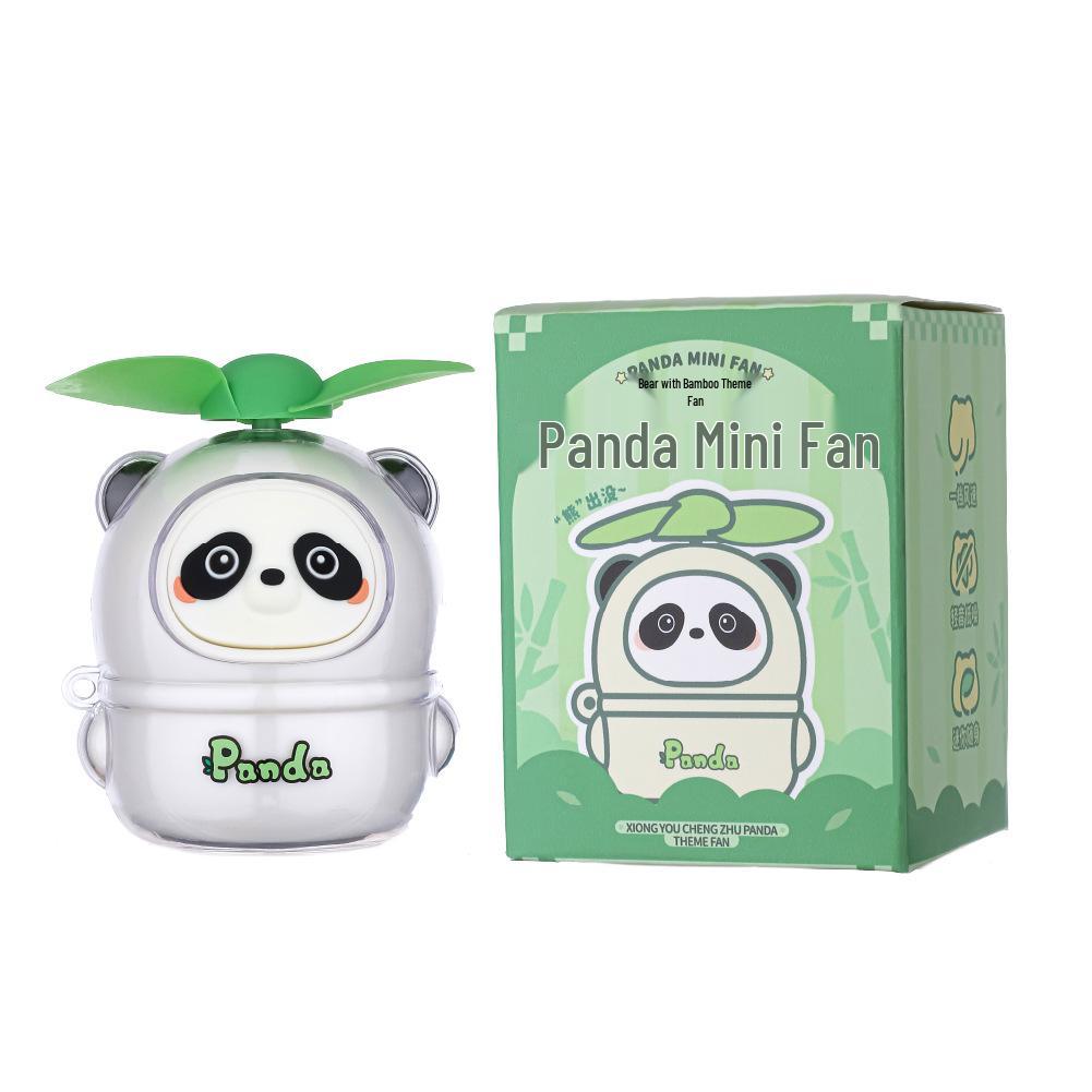 2026 Cute Cartoon Mini Portable USB Rechargeable Fun Fan