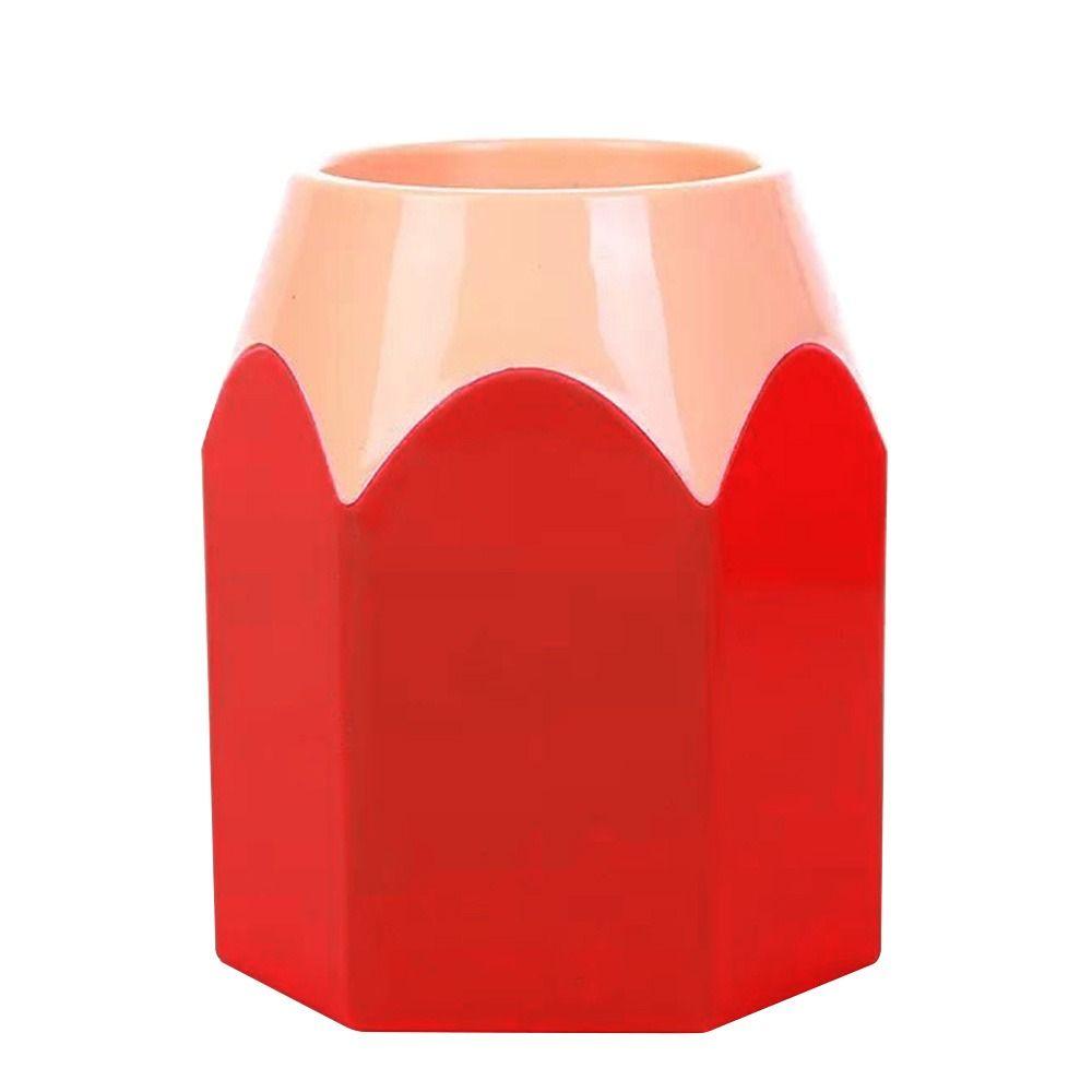 Tidy Organiser Office Creative Pencil Head Pen Holder Pen Storage Organizer Box Pencil Pot Holder