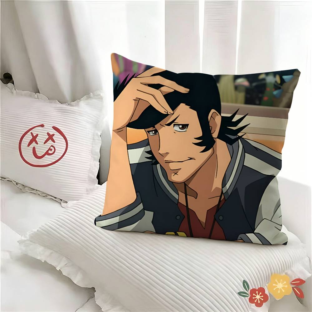 1pc Anime Space Dandy Pillow Case Fashion Square Pillowcase Bedroom Sofa Room Ins Decoration Leisure