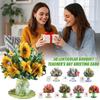 Premium 3D Aufklappbare Blumenstrauß-Karte Muttertagsgeschenk Grußkarten Valentinstag Jahrestag Dankeskarte Geburtstag 2026 Du D R6U0