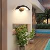Waterproof Modern Minimalist Wall Light with Motion Sensor for Outdoor Stair and Villa Entrances