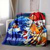 Custom 1pc Sonic Adventure: Heroic Battle Blanket, Soft And Comfortable Blanket, Casual Warm, Camping Travel Blanket, Birthday Gift Q912182