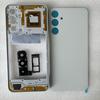 New For SM Galaxy A25 A256 5G Middle Frame+Battery Back Cover Rear Door Housing Replacement Part With Lens+SIM
