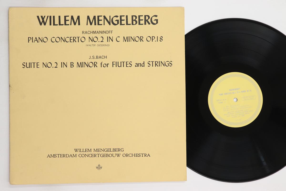 

LP Record WILLEM MENGELBERG, AMSTERDAM CONCER - Rachmaninoff Piano Concerto No.2 In SZ2326 PRIVATE Non Japan Classical Used