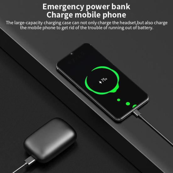 S19 Wireless Earbud Intelligent Noise Reduction HiFi CVC8.0 Bluetooth-compatible5.0 Not In-ear Mini Business