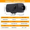 5-8KW 12/24V Car Diesel Air Parking Heater DC&AC Universal Voltage Car Heater Remote Controlled LCD Switch for Car Bus RV Camper