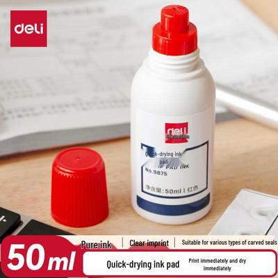 Deli 50ml Quick-Dry Stamp Ink