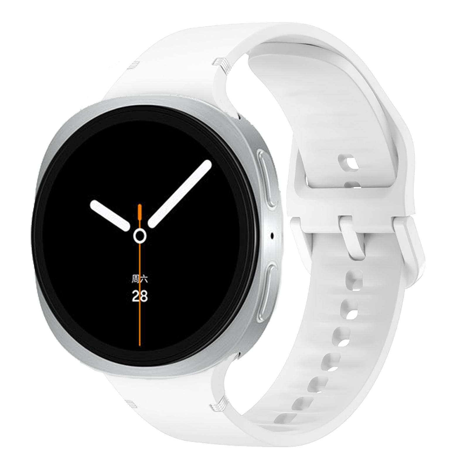 

Silicone band For Samsung Galaxy Watch 8 classic 46mm Accessories Sport correa pulseira Bracelet Galaxy Watch 8 strap 44mm 40mm galaxy 8classic 46mm