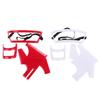 2/3/4Pcs Men Beard Hair Goatee Neckline Shaving Template Guide Haircut Kit Tool