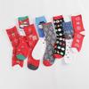 Hot Sale Women Christmas Socks Santa Claus Cotton Socks Autumn Snow Elk Gift Socks Crew Socks