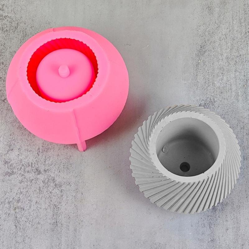 Irregular Vase Silicone Mold DIY Flower Pots Ornaments Making Plaster Epoxy Resin Casting Molds Pen Holder Mold Handmade