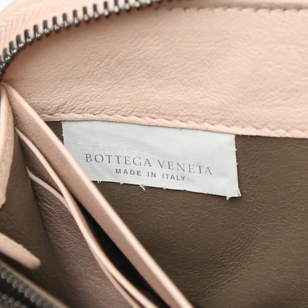 BOTTEGAVENETA Intrecciato Mesh Eleven Long Wallet purse leather pink 114076v001n Used