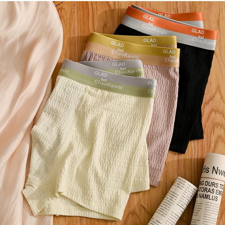 Men's Pure Cotton Antibacterial Breathable Boxer Briefs for Boys and Youth