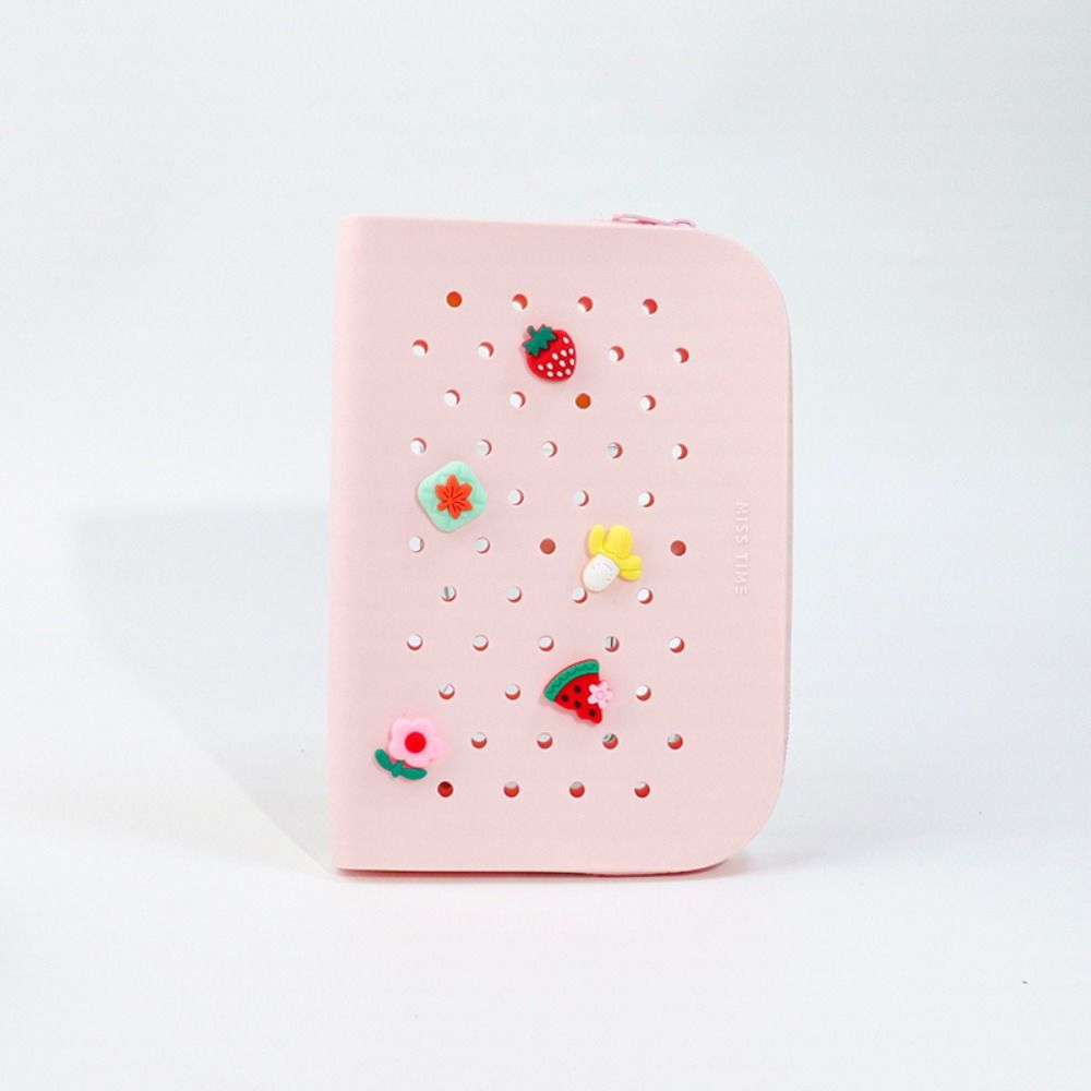 DIY Pen Bag Silicone Stationery Organizer Portable Pencil Case  School Office