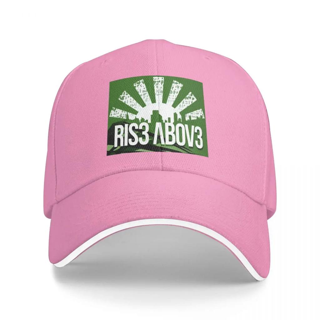 Rise Above Logo Green Baseball Cap Vintage hats for men Men Womens
