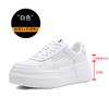 Little white shoes women's ins tide spring new color matching trend fashion board shoes flat single shoes casual sports shoes