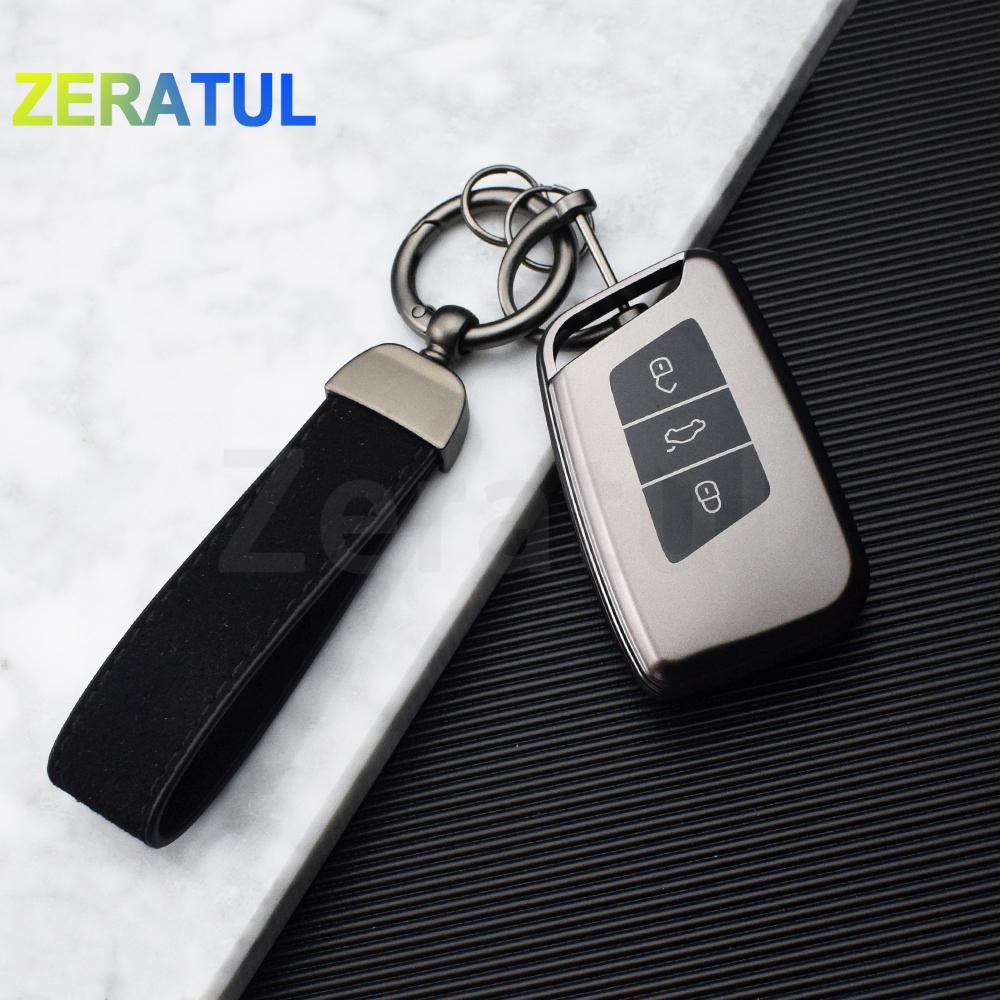 Shell Keyless For Vw Volkswagen Passat B8 Tiguan Magotan Golf For Skoda Kodiaq Superb A7 Tpu Car Flip Key Case Cover Accessories