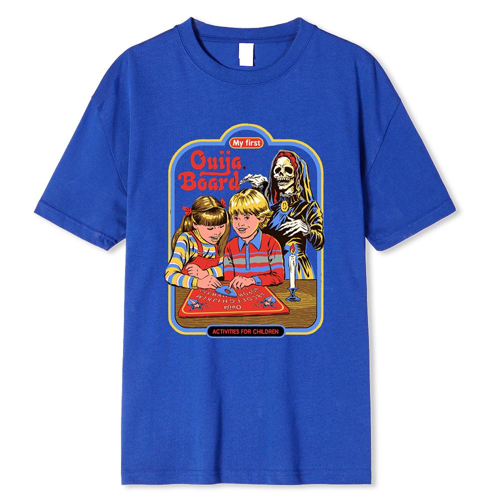 Horror Comic Series My First Voodoo Dall Men Clothing Sweat Street Tshirt Cotton Tee Clothes Breathable Cartoon Summer T-Shirt