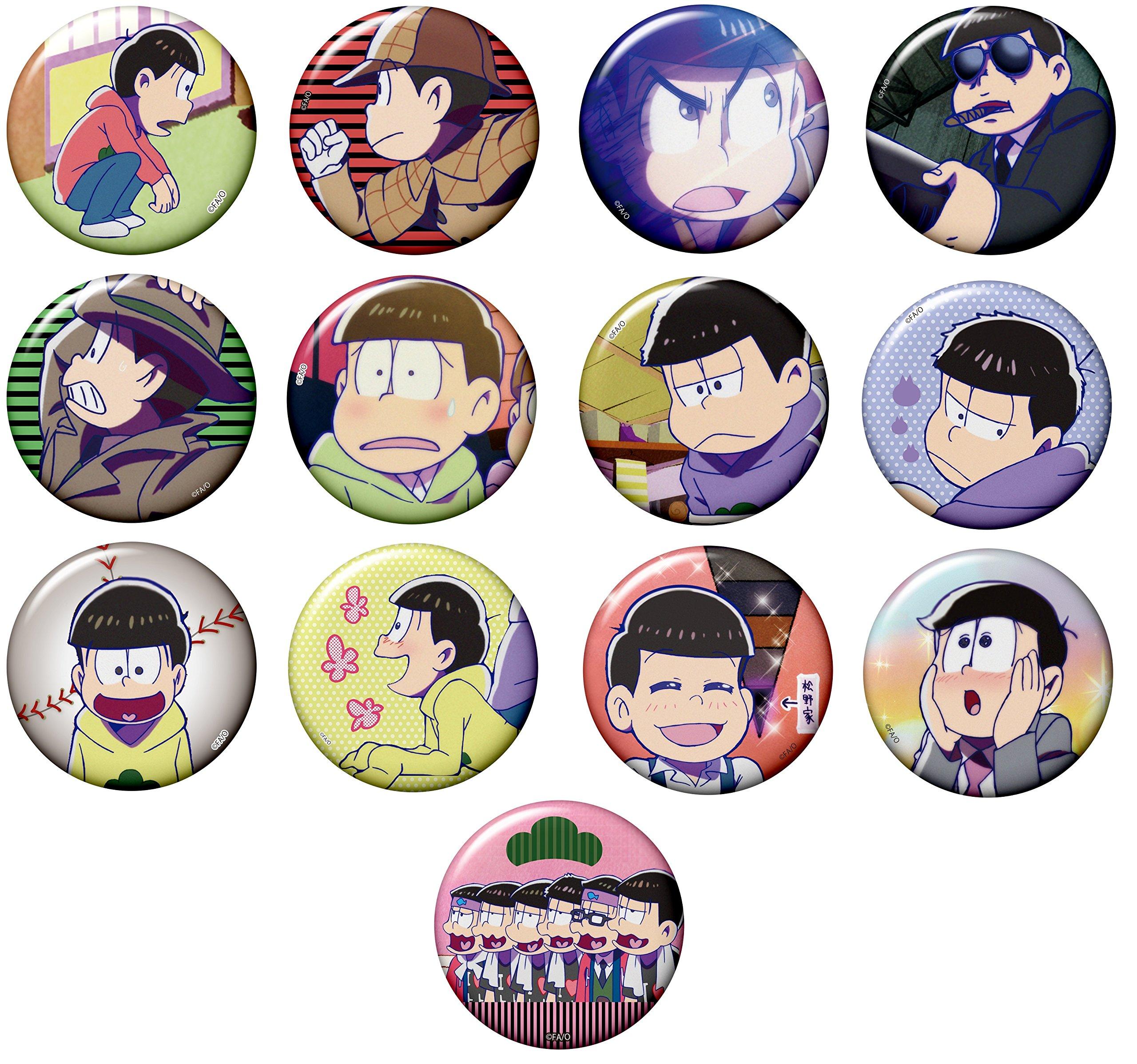 

Osomatsu-san Trading Can Badges Vol. 5 BOX Product 1 BOX = 13 pieces, 13 types in total