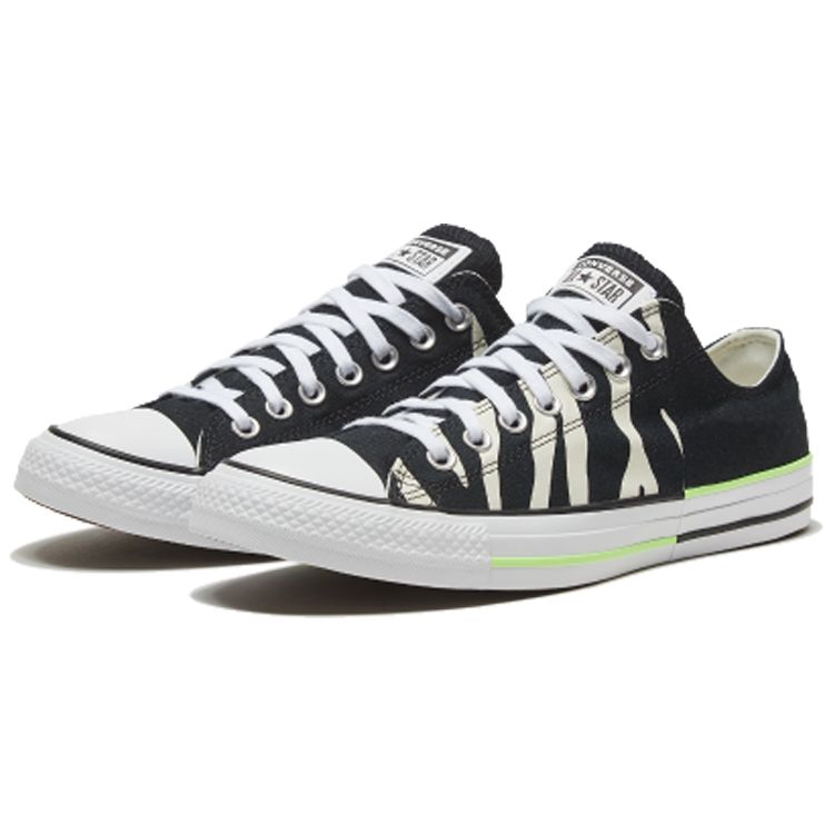 Converse Chuck Taylor All Star Comfortable Low Top Canvas Sneakers Unisex Sneakers Black White Zebra 167667C