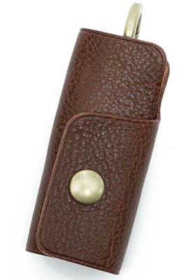 Chocolate Himeji Leather Key Case Key Case Men Women Compact Mini Smart Key Case Made In Japan Genuine Leather Cowhide Leather Key Ring Himeji Leather