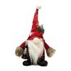 Reusable Festival Gnomes Statue With Soft Textiled Accent Portable for Seasonal Shelf Decorations