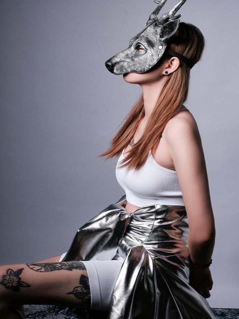 Cosplay Deer Mask 3D Animal Mask PU pěna Personalizovaný dárek Ženy Muži Karneval Party Rave Club Role Play Masky