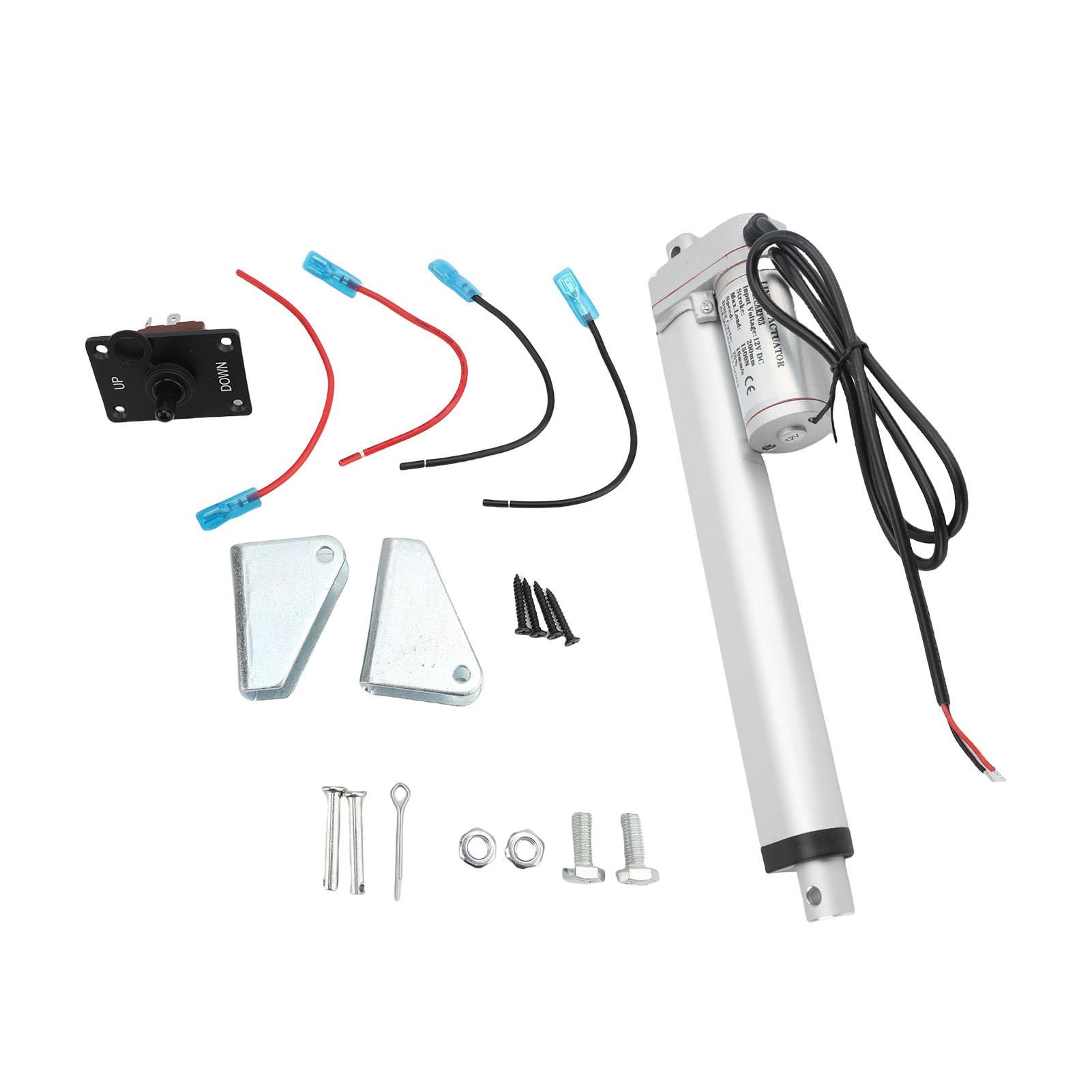Actionneur de Mouvement Électrique 1500N de Poussée Silencieux Automatique Petit Actionneur Linéaire pour Domotique Appareils Extérieurs