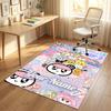 Personalized Crystal Velvet Carpet,SEVENTEEN Custom Printed Name, Plush Area Rug For Home Indoor Decor