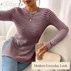 Camicie e Bluse Casual Moda da Donna JPNTKY con Scollo a O e Maniche Lunghe
