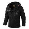 Herren Winterjacke mit Kapuze, dicker Parka-Mantel mit Fleece-Futter und mehreren Taschen